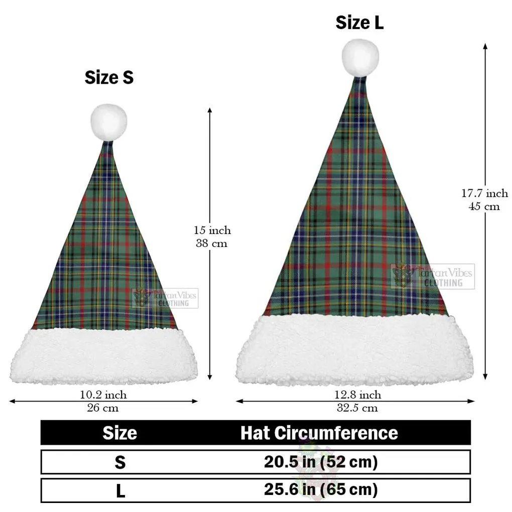 Bisset Tartan Christmas Santa Hats