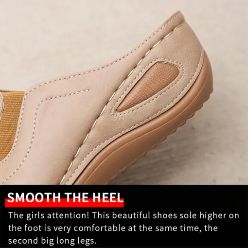 Blisscomfy Arch Support Stretchy Wide Toe Box Wedge Sandals