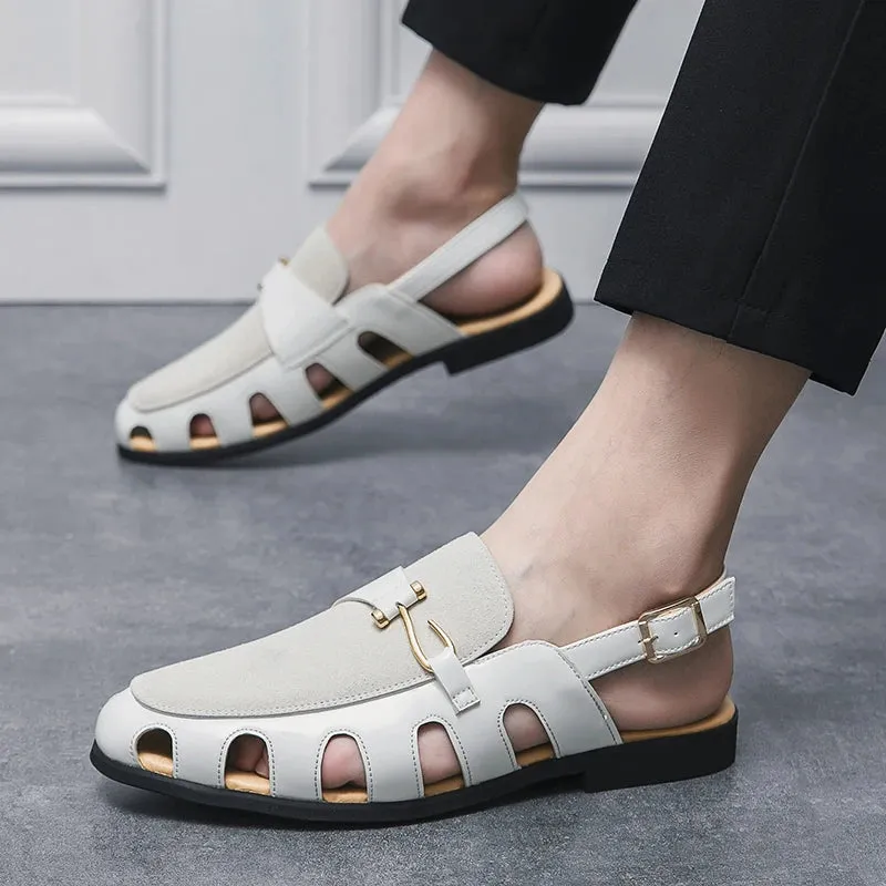 Breathable Casual Genuine Leather Sandals