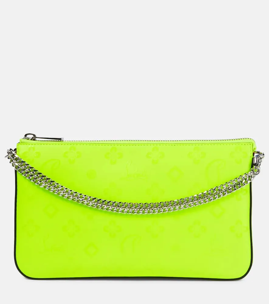 Christian Louboutin Loubila leather clutch