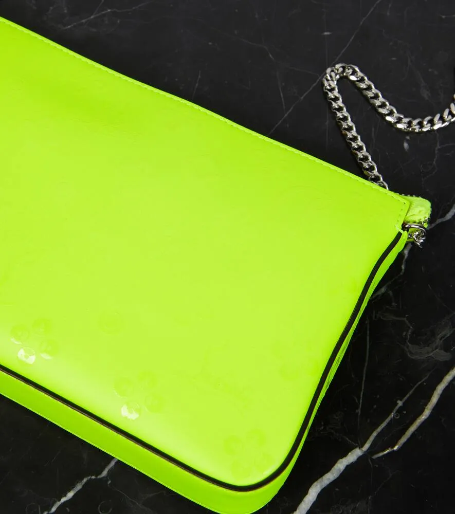 Christian Louboutin Loubila leather clutch