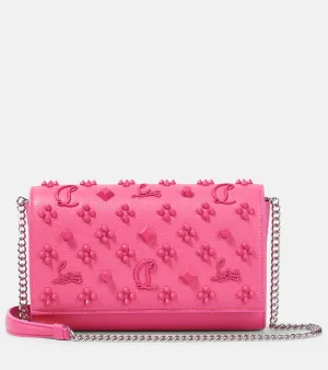 Christian Louboutin Paloma leather clutch