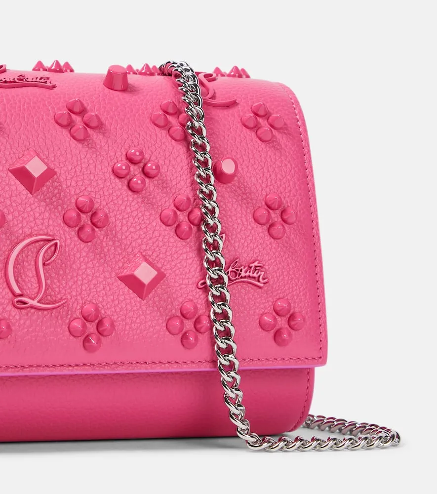 Christian Louboutin Paloma leather clutch