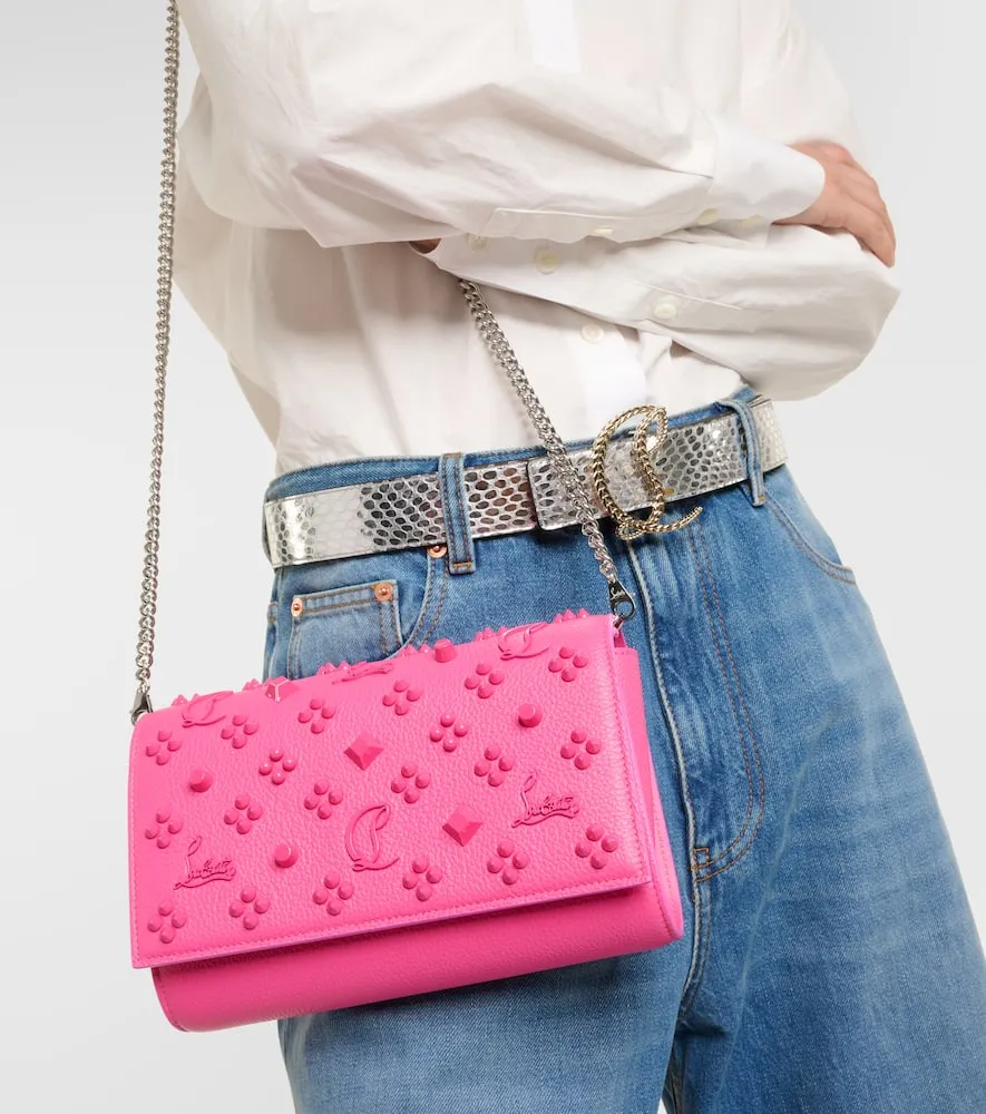Christian Louboutin Paloma leather clutch