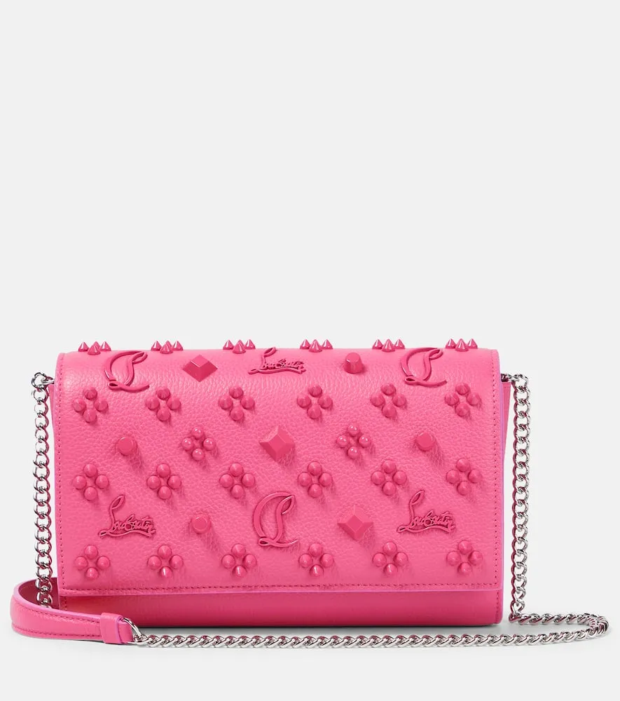 Christian Louboutin Paloma leather clutch