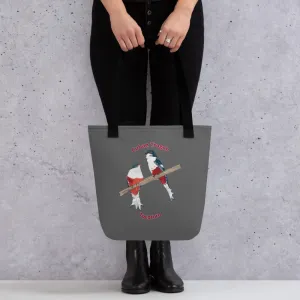 Cuban Trogon/Tocororo Tote bag (Options Black or Red Handle)