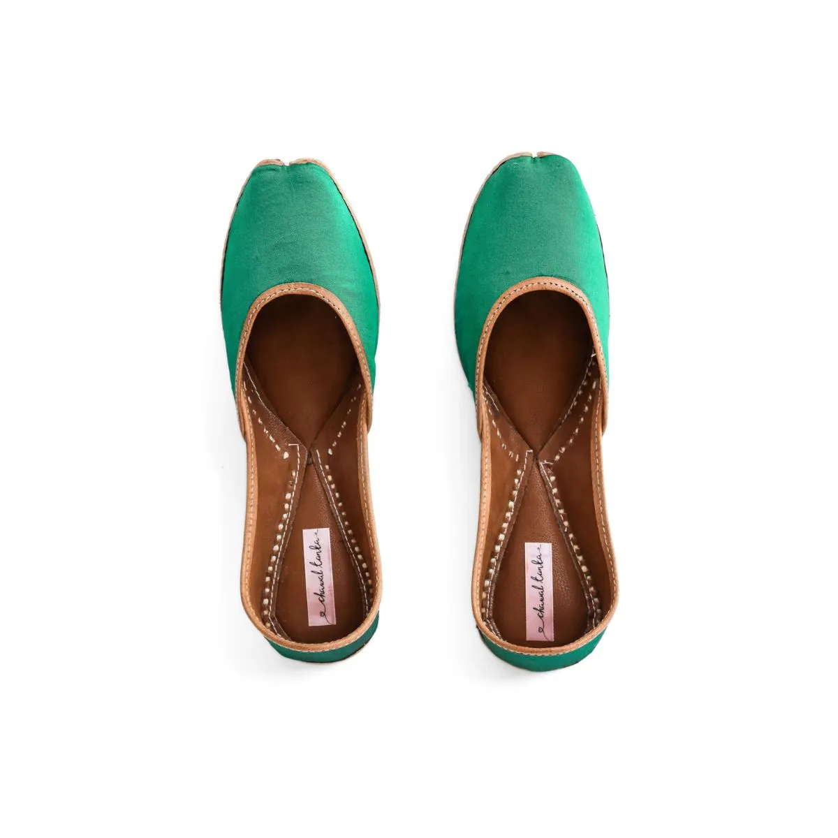 Emerald Green Women Jutti | Hand-Crafted | Festive & Wedding Apt