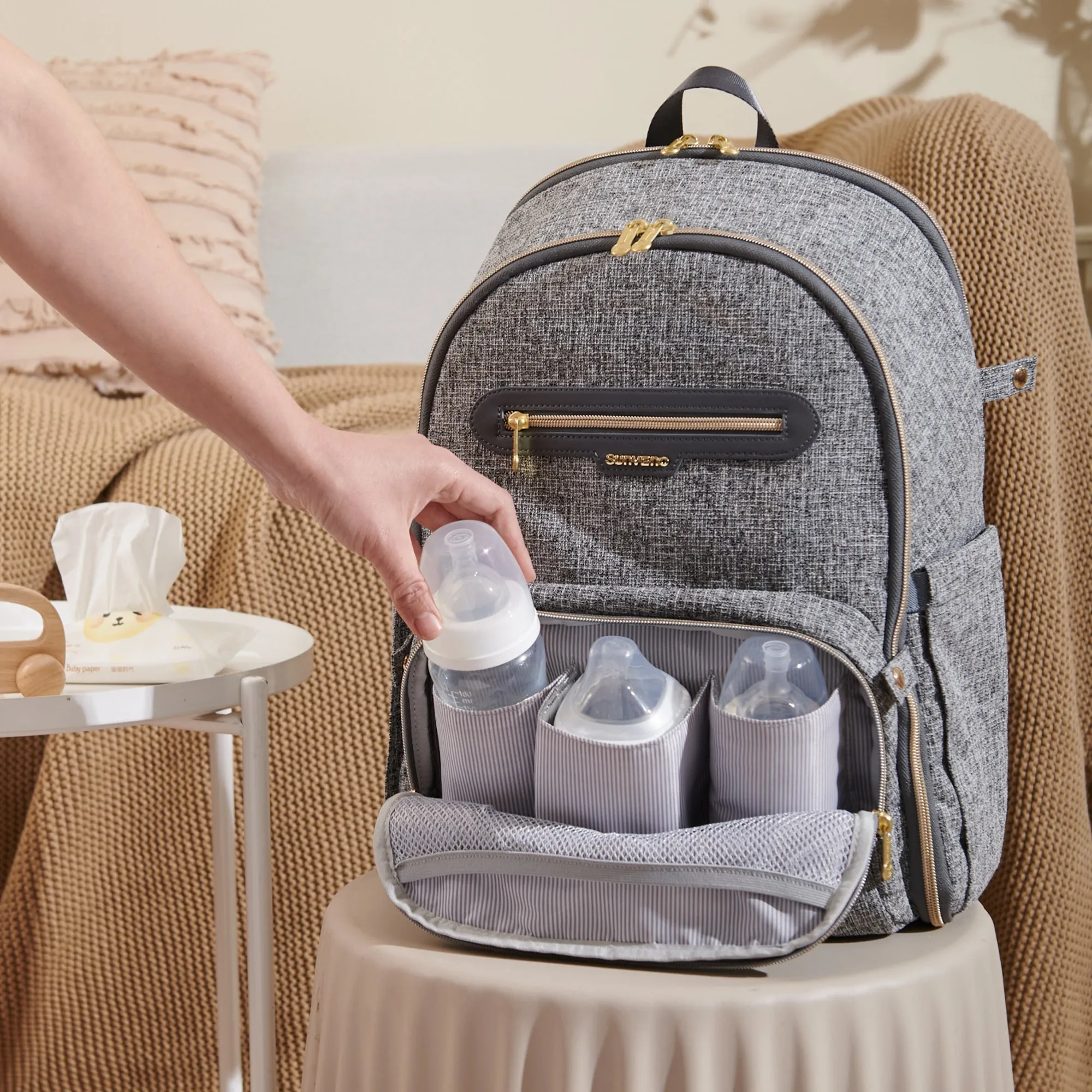 Foldable Diaper Backpack