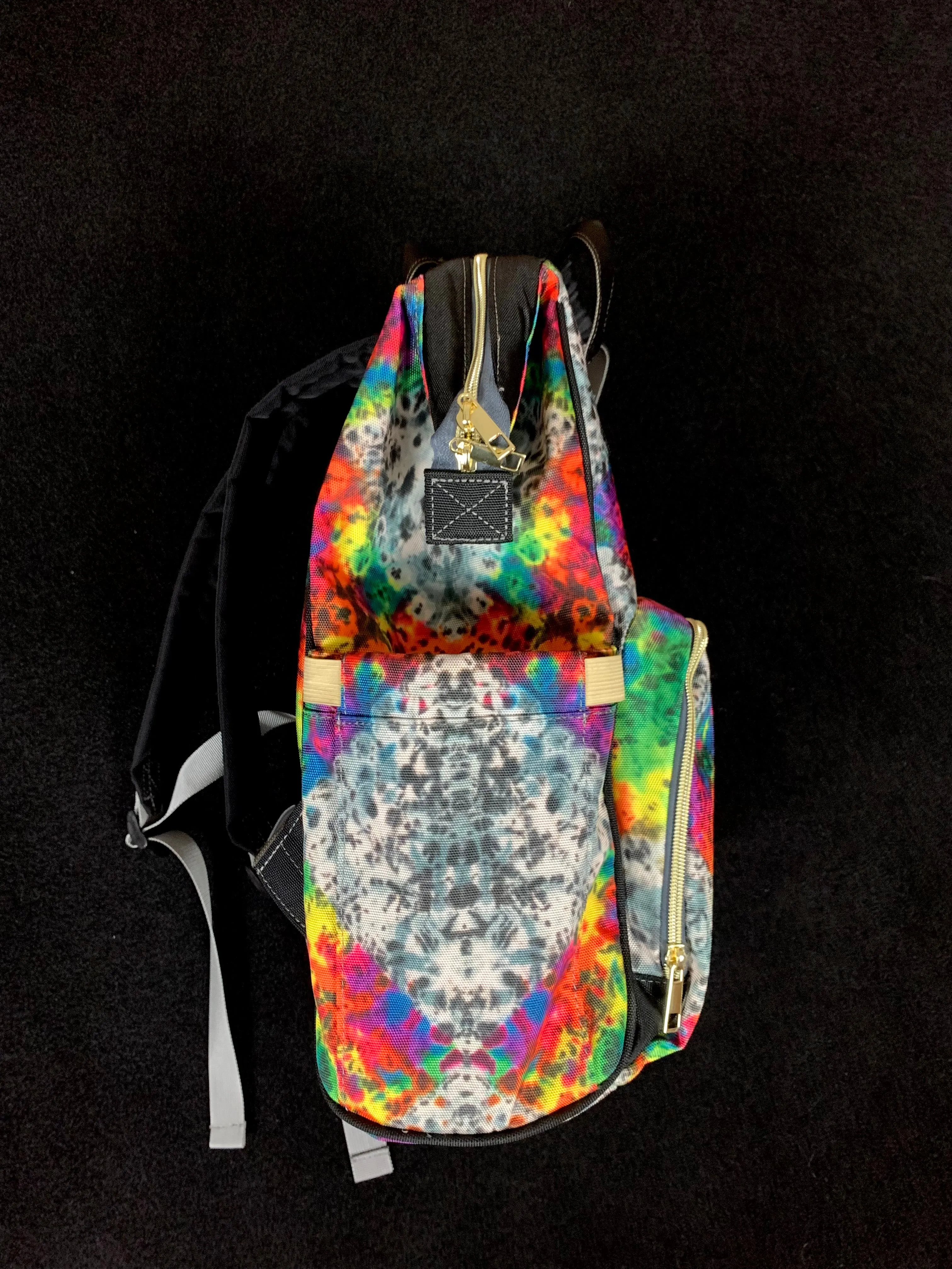 Greynbow Grid Print Backpack
