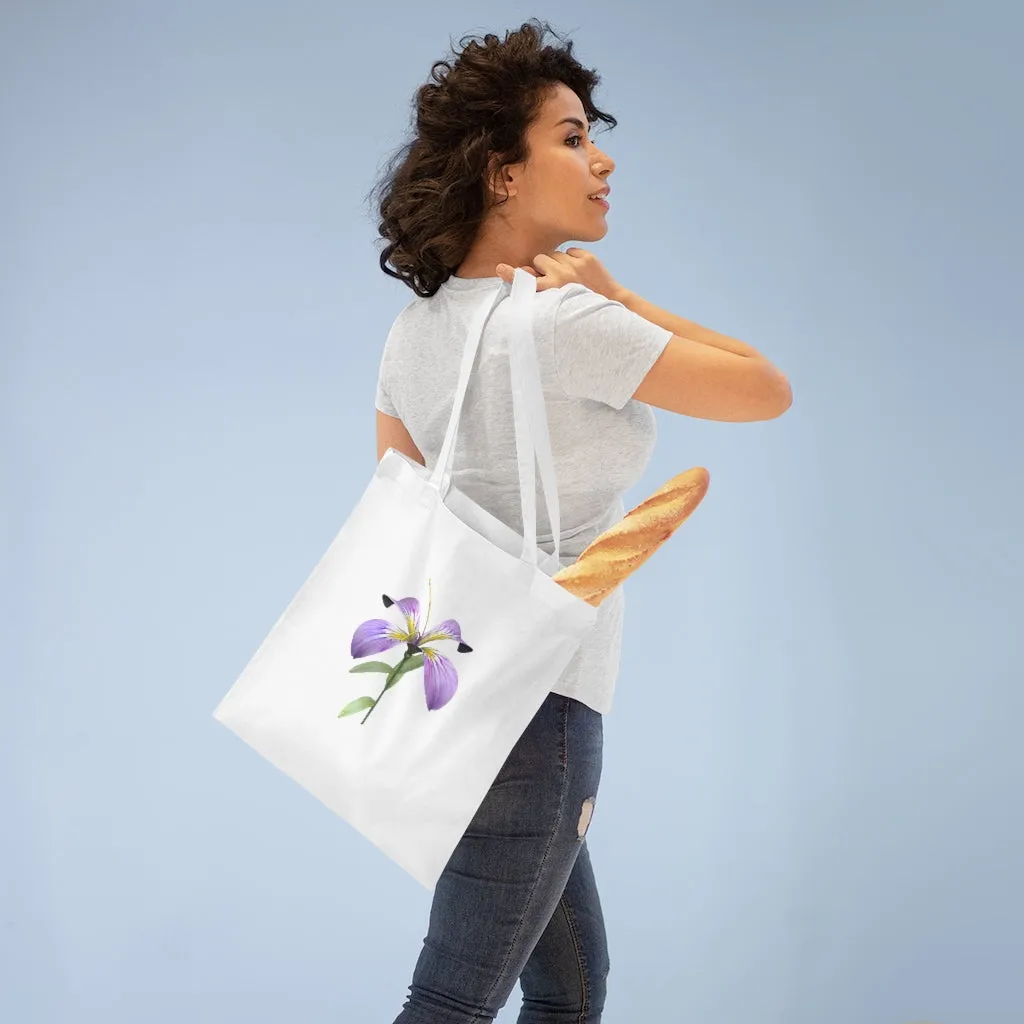 Purple Flower Tote Bag