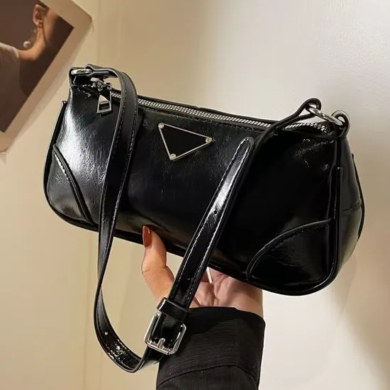 Solid Color Shoulder Bag Vegan Leather Bag 521765