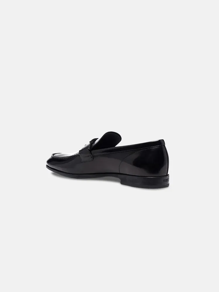 Tods T Buckle Patent Loafers